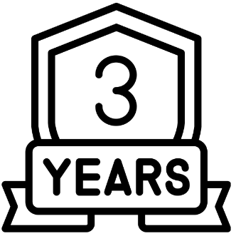 3-Year Warranty